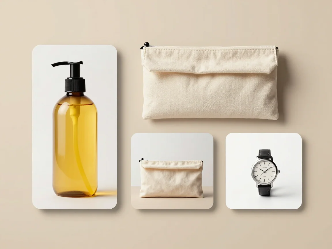 Portrait, landscape, and square source photos with different proportions.